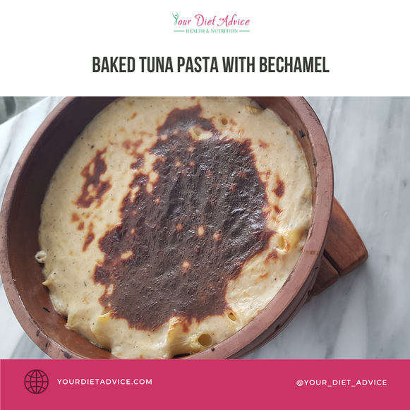 Baked tuna pasta with bechamel