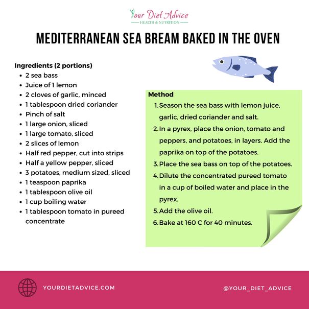 Recipe of Mediterranean sea bream baked in the oven
