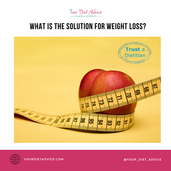 What is the solution for weight loss? 